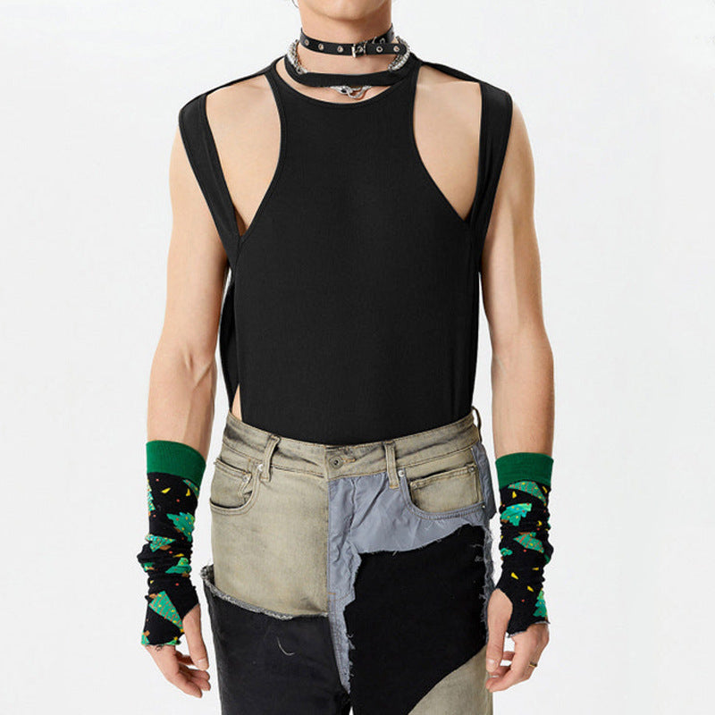 Slim-fit Streetwear T-shirt - Black - XXXL - image 3