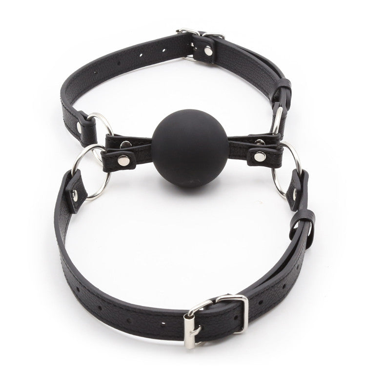 Doppleganger Silicone Mouth Gag - Leather - image 2