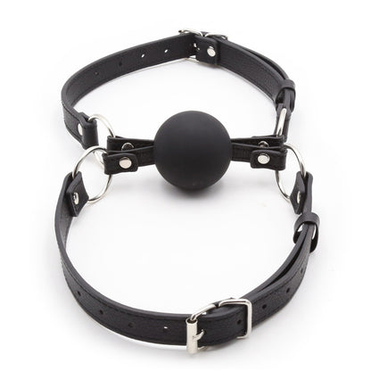 Doppleganger Silicone Mouth Gag - Leather - image 2