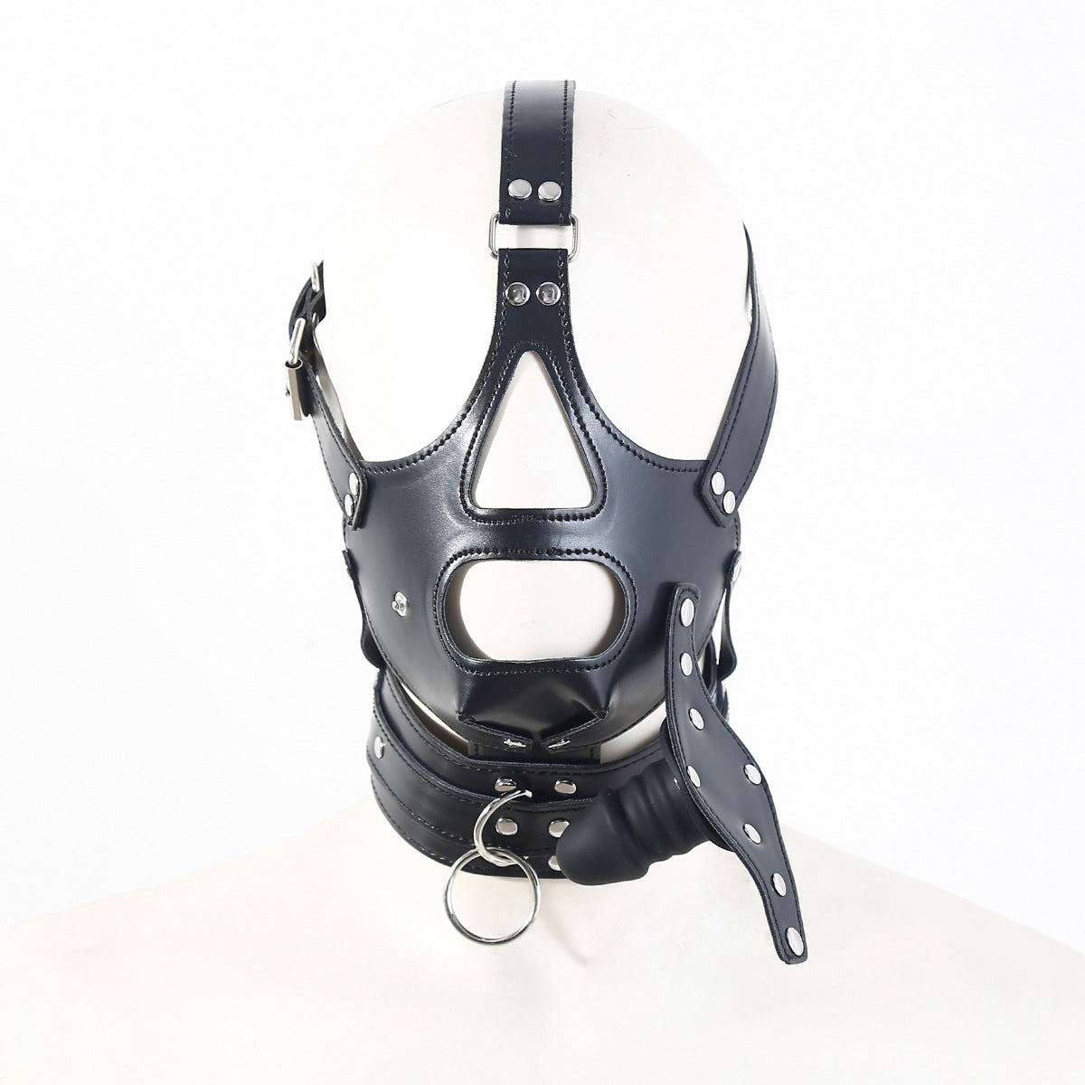 SM Gag Head Mask - Black - image 1
