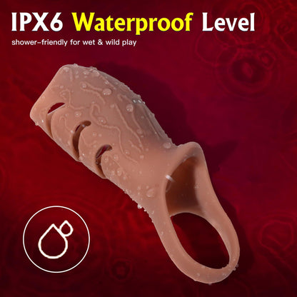 App Control Vibrating Penis Sleeve Cock Ring - image 3