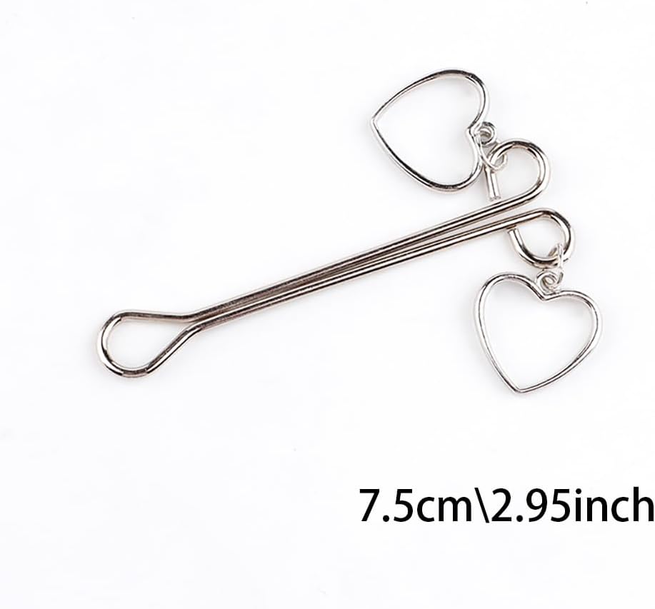 Silver Heart Nipple Ring - image 1