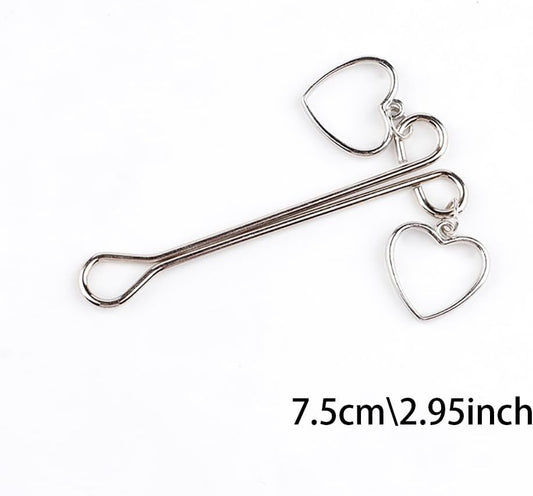 Silver Heart Nipple Ring - image 1