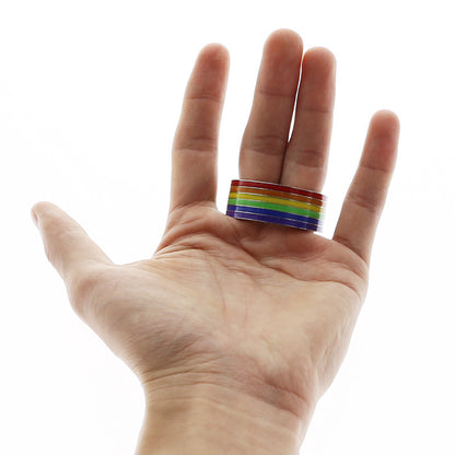 Pride Rainbow Cock Ring - image 2