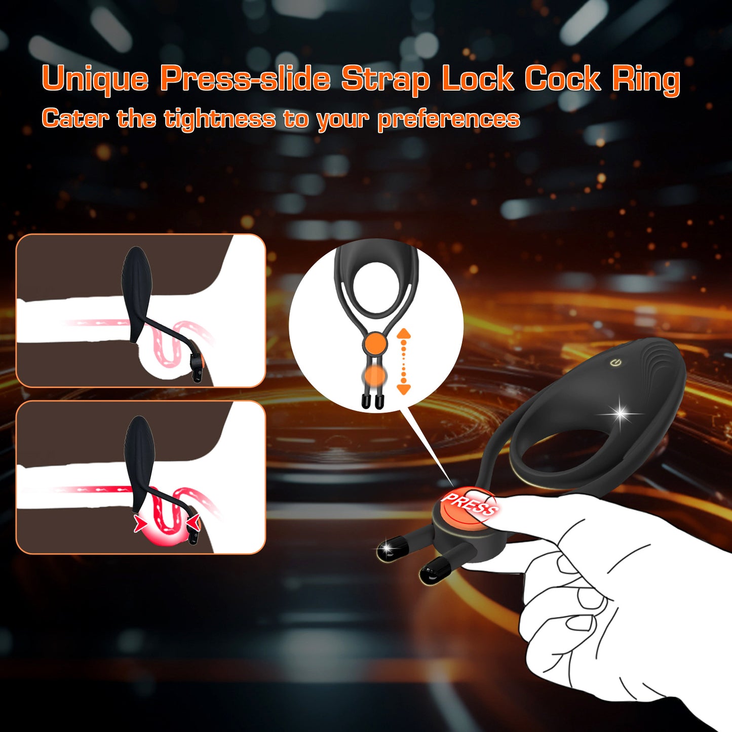 LockJoy 10-Mode Adjustable Vibrating Ring - image 7
