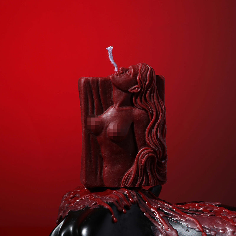 Female Form Sensual Soy Wax Low-temperature Candle - image 1