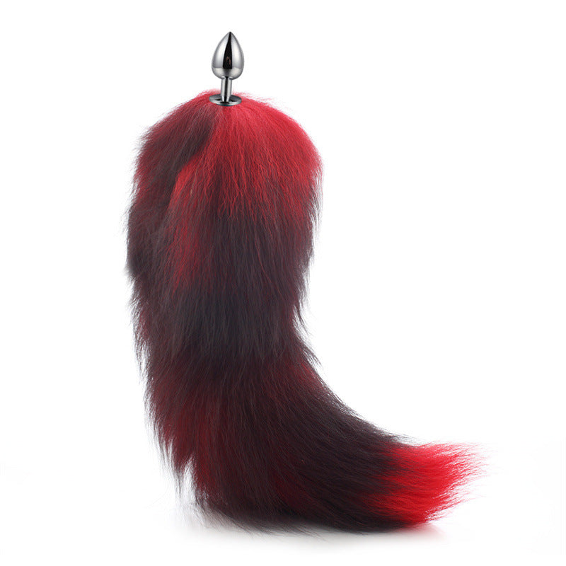 Fire Red Fox Cat Tail Butt Plug - Red - image 0