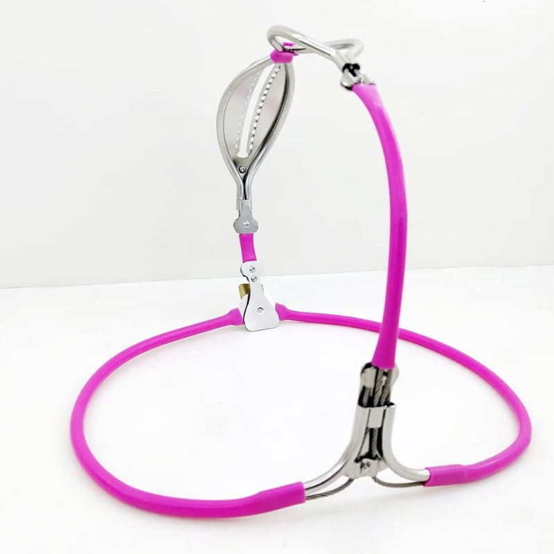 Stainless Steel Adjustable Chastity Belt - image 0