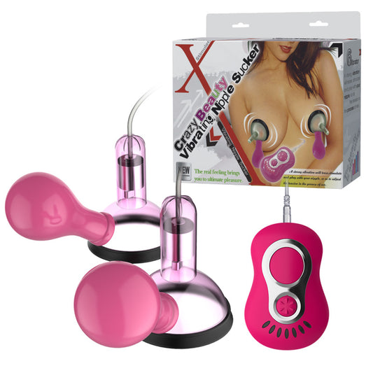 Nipple-stimulating Suction Cup Vibrator NIpple Clamp - image 0