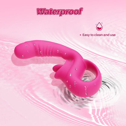 Clitoris Tongue Licking Vibrating Dildo - image 0