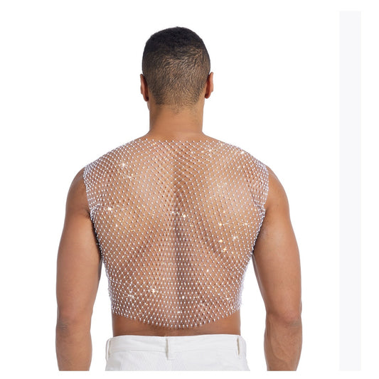 Starluxe Mesh Sparkle Top – Style D - image 1