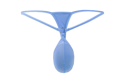 Man O-Ring Pouch String - Blue - XXL - image 8