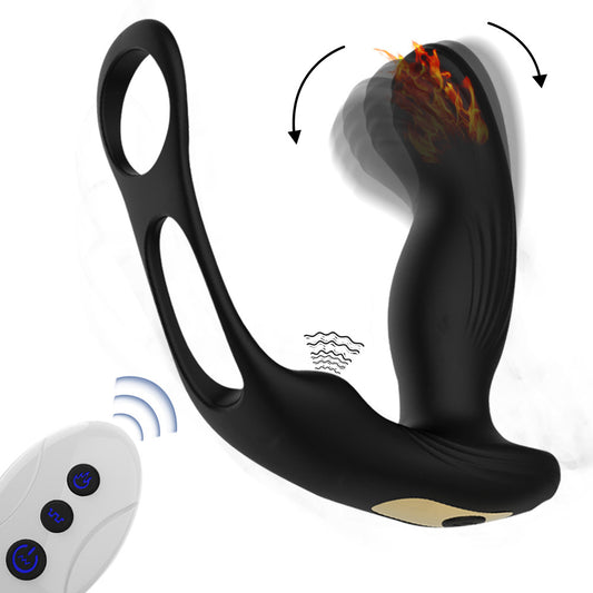 Remote Control Heating Vibrating Prostate Massager - image 0