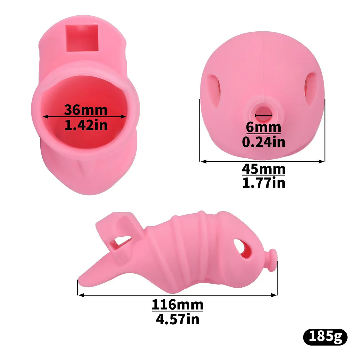Soft Silicone Chastity Cage - image 20