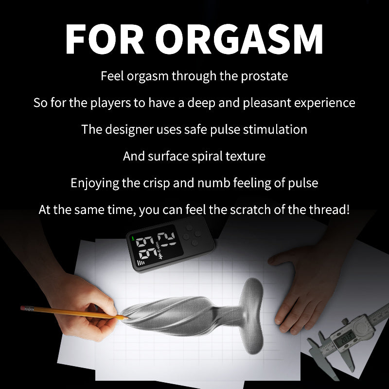 2023 Premium Electro Butt Plug Vibrating Anal Plug - image 9