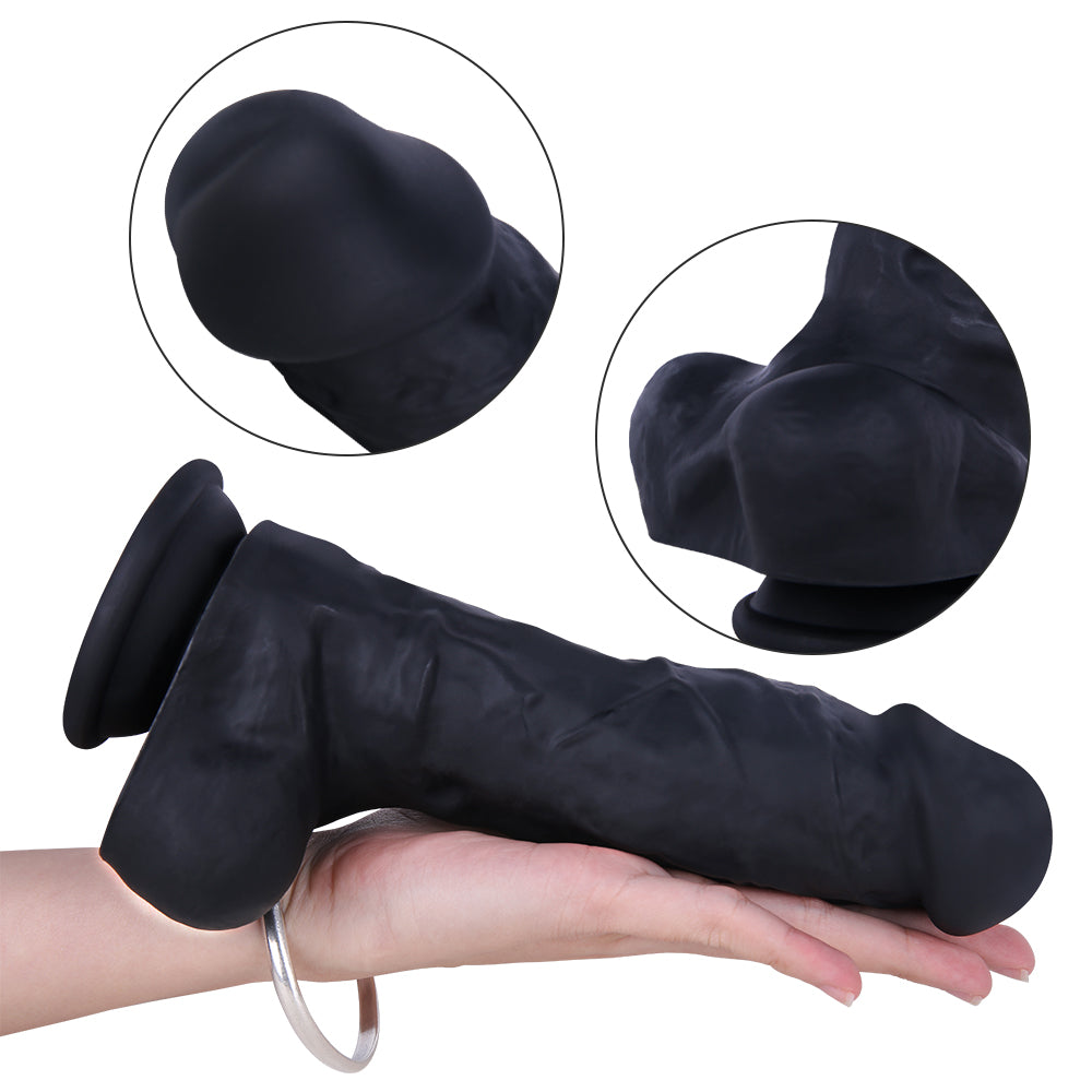 Realistic Veined Silicone Dildo - image 11