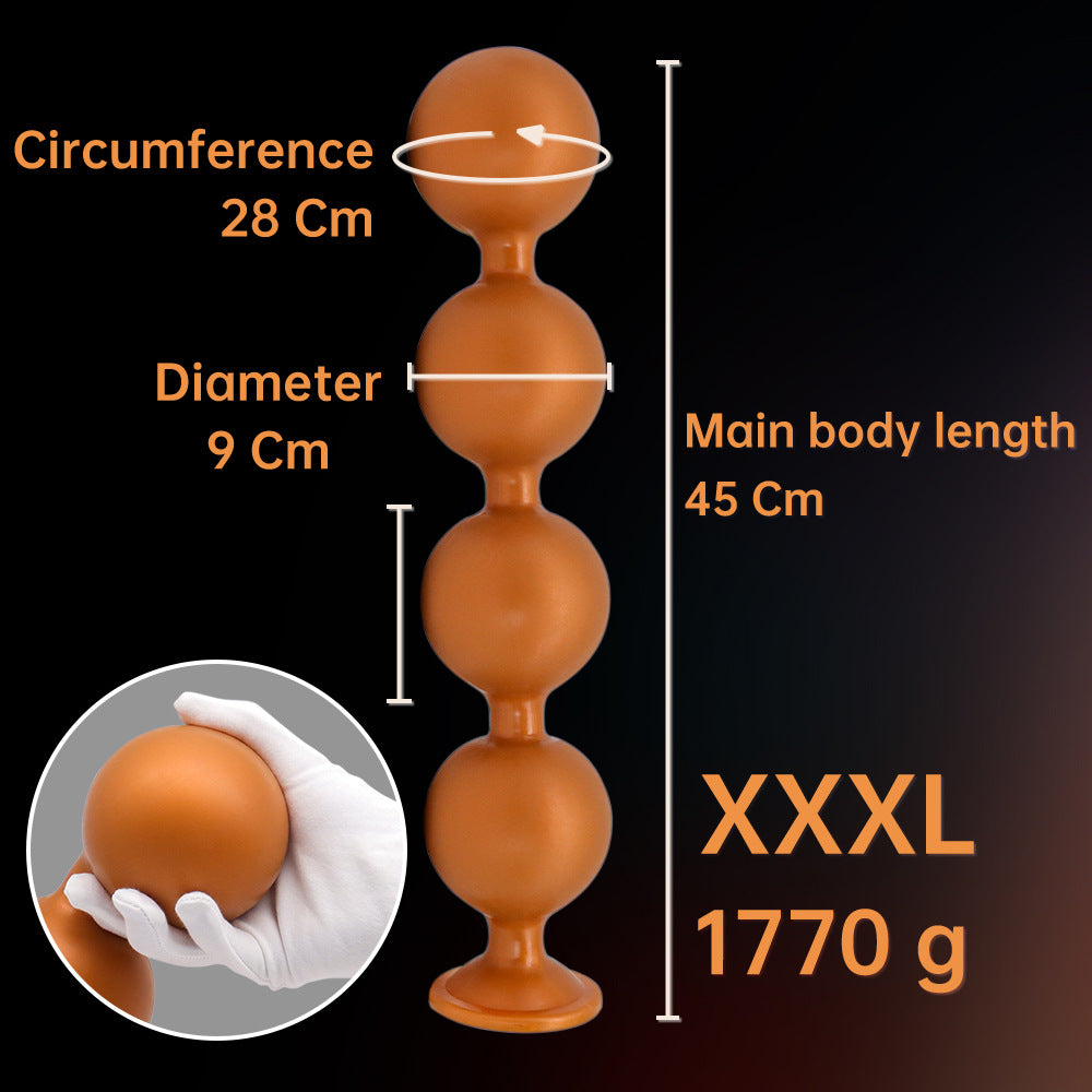 Extra Large Butt Plugs Huge Beaded Anal Plug - xxxl - image 6