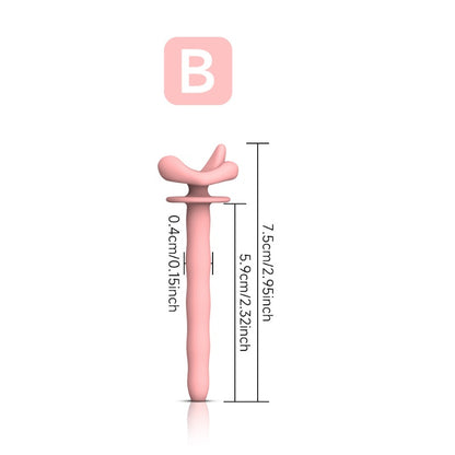 2.95'' Pink Silicone Urethral Plug - B - image 1