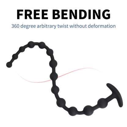 58cm Extra Long Butt Plug Pull Beads Anal Plug - image 4