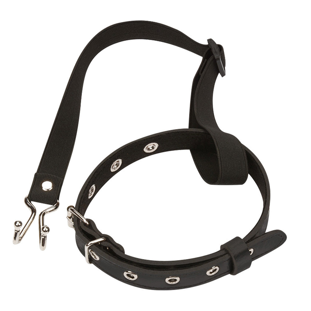 Neck Collar Necklace with Metal Nose Hook Buckle Halloween Choker - image 4