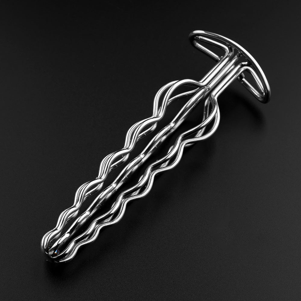 Six-ball Stainless Steel Hollow Butt Plug - image 5
