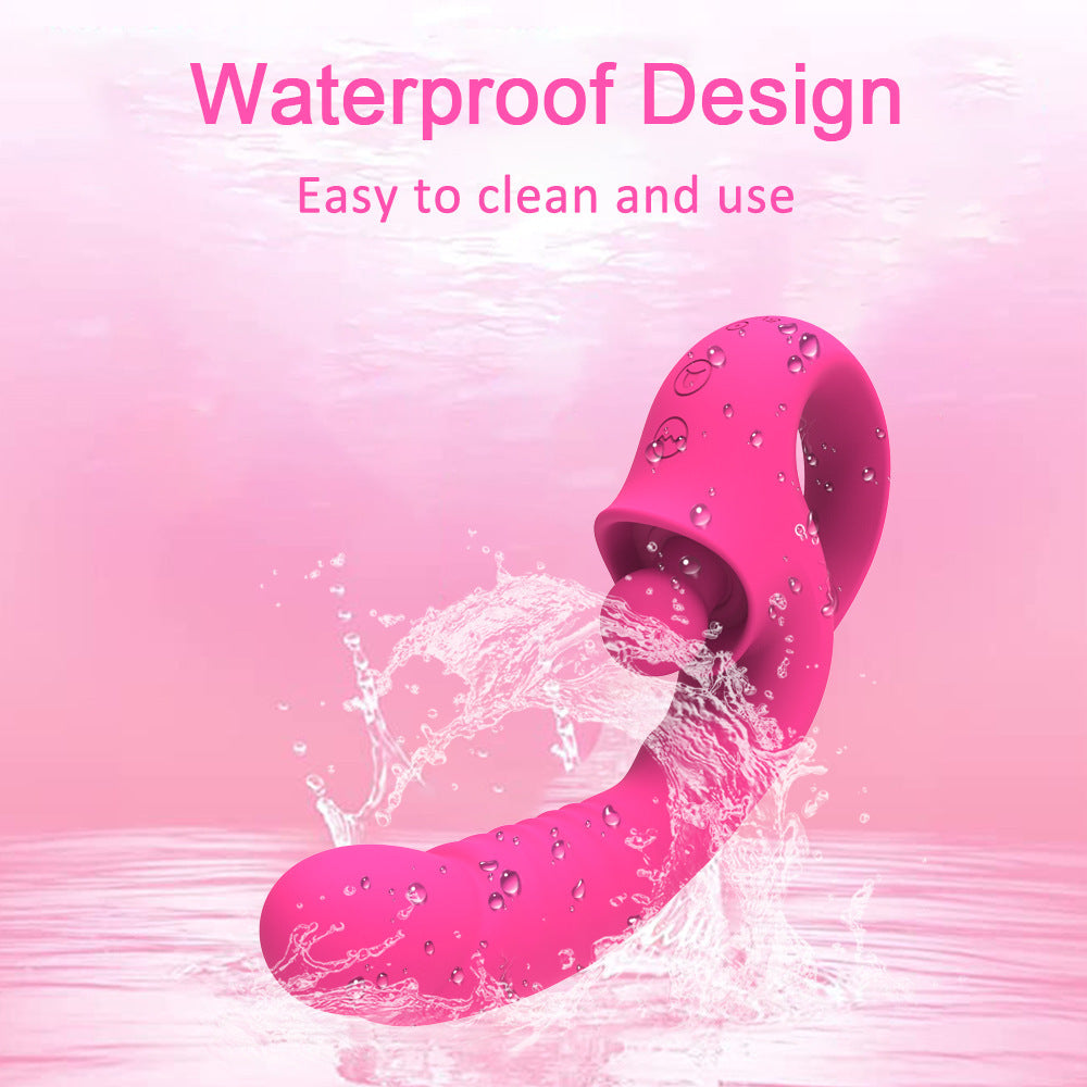 Clitoral G Spot Vibrator 2 in 1 Dildo Vibrator 10 Vibration Modes - image 10