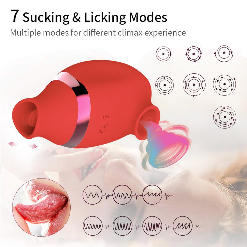 Dual Petite Pleaser  - Sucking & Flickering Stimulator - image 1
