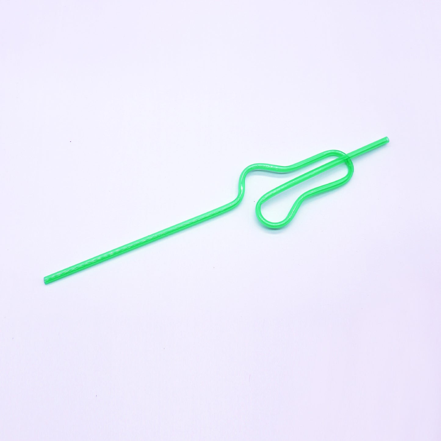 PG-13 Penis Straw - Green x 10 - 5*255mm - image 2