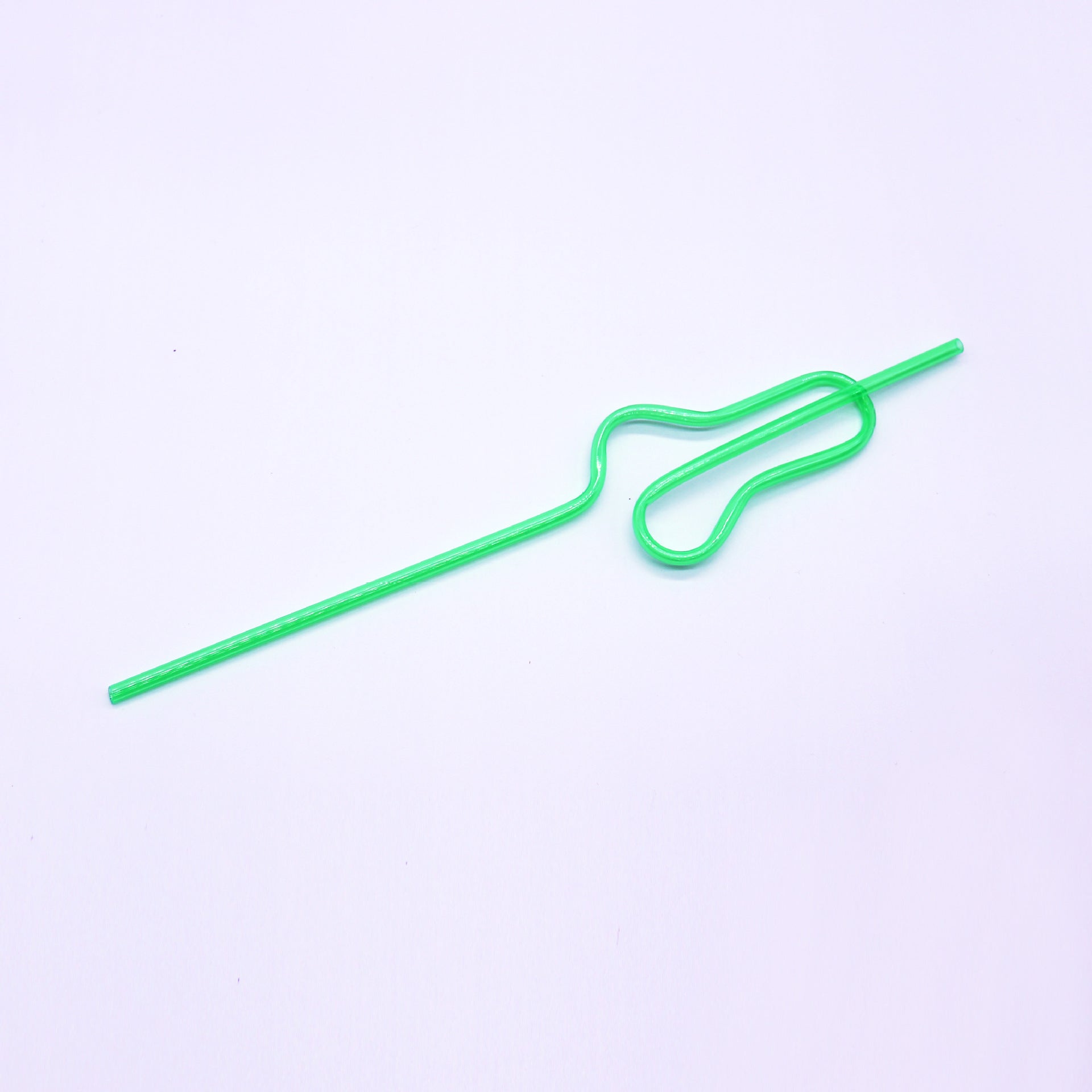 PG-13 Penis Straw - Green x 10 - 5*255mm - image 2