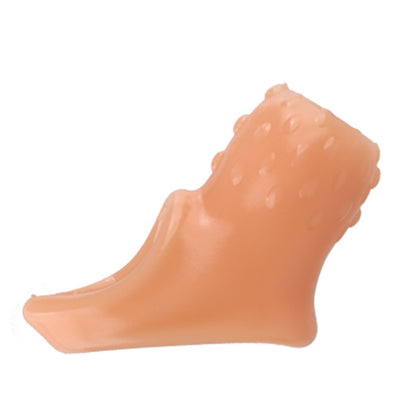 Delayed Ejaculation Cock Enlargement Ring Penis Sleeve - Beige - C - image 5