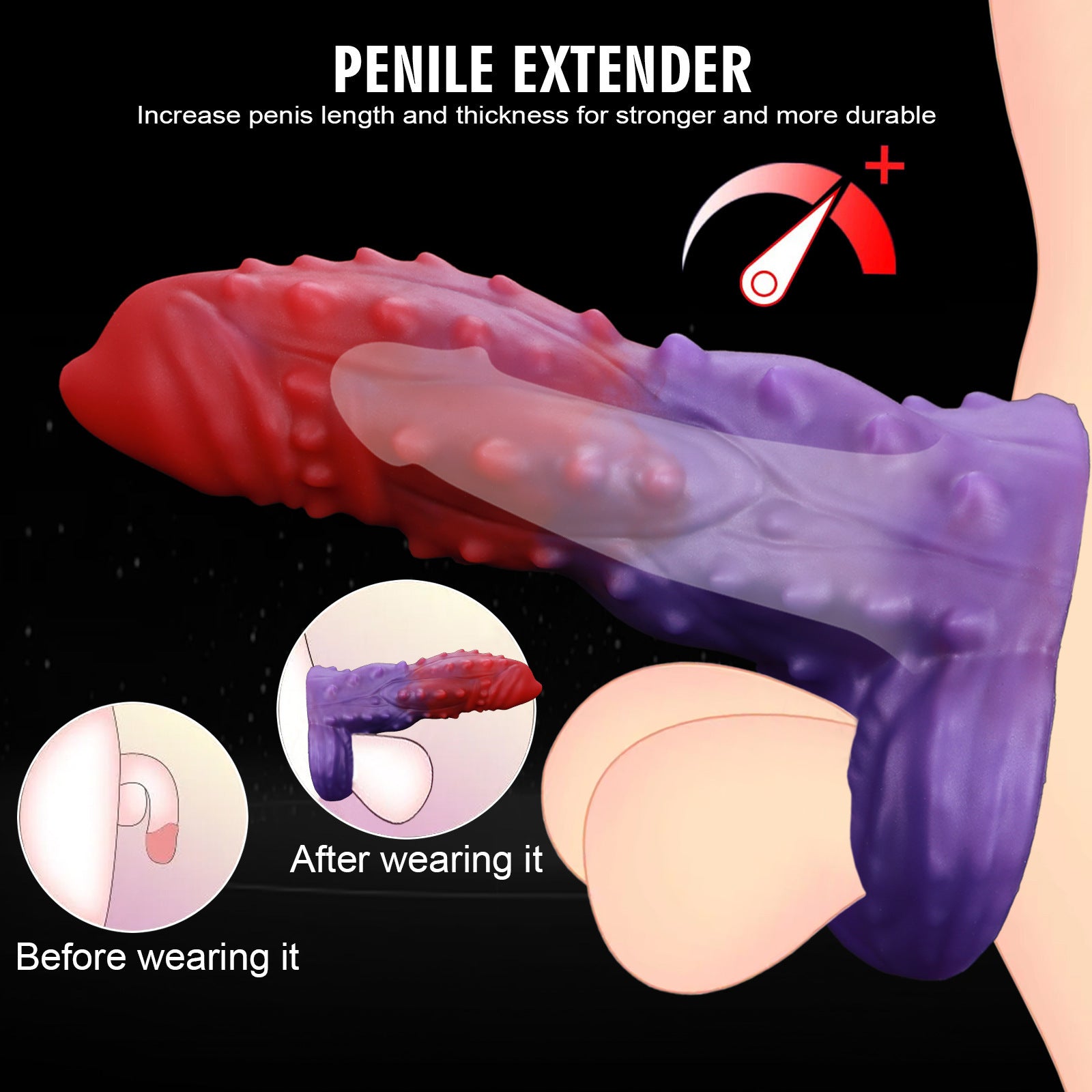 Tentacle Texture Penis Sleeve - image 2