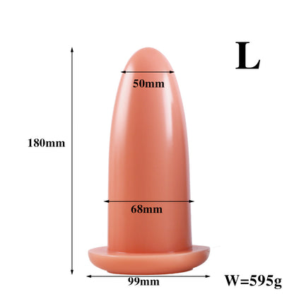 BulletSilk Anal Plug - Flesh-toned - L - image 10
