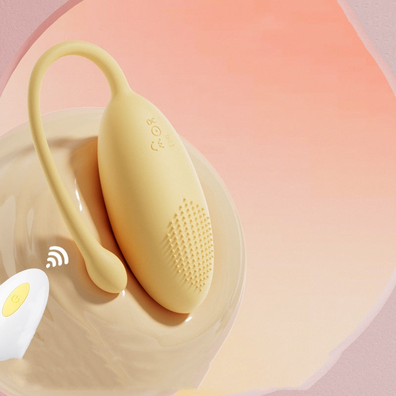 Tadpole Jumping Egg Vibrator - Yellow - image 4