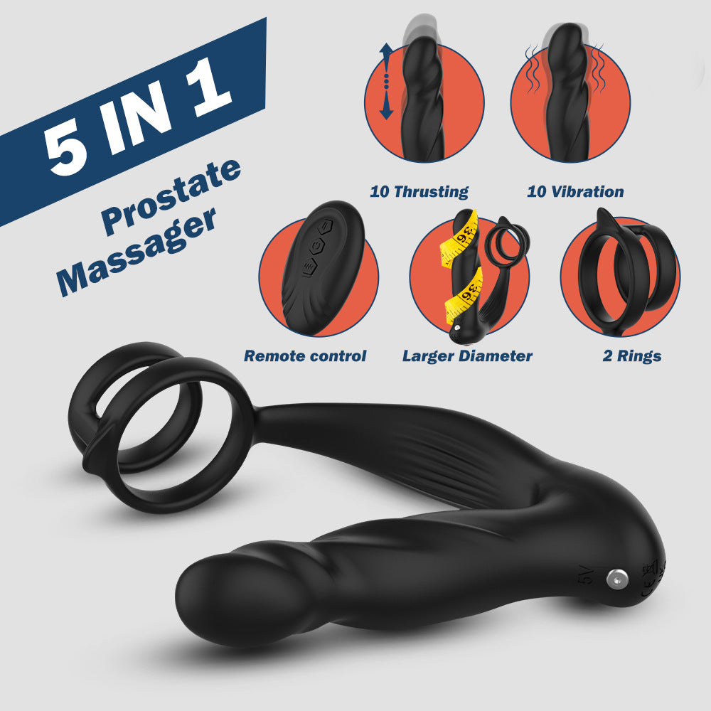 Prostate Stimulation Men's Vibrator With 10  Vibrations - image 2
