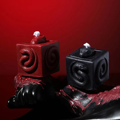Square Snake Sensual Candle – Geometric Low-temperature - image 2