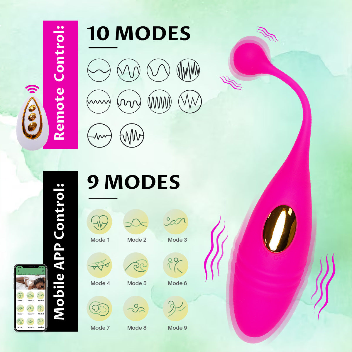 VibePulse Duo – Wireless Ribbed Egg Vibrator - image 6