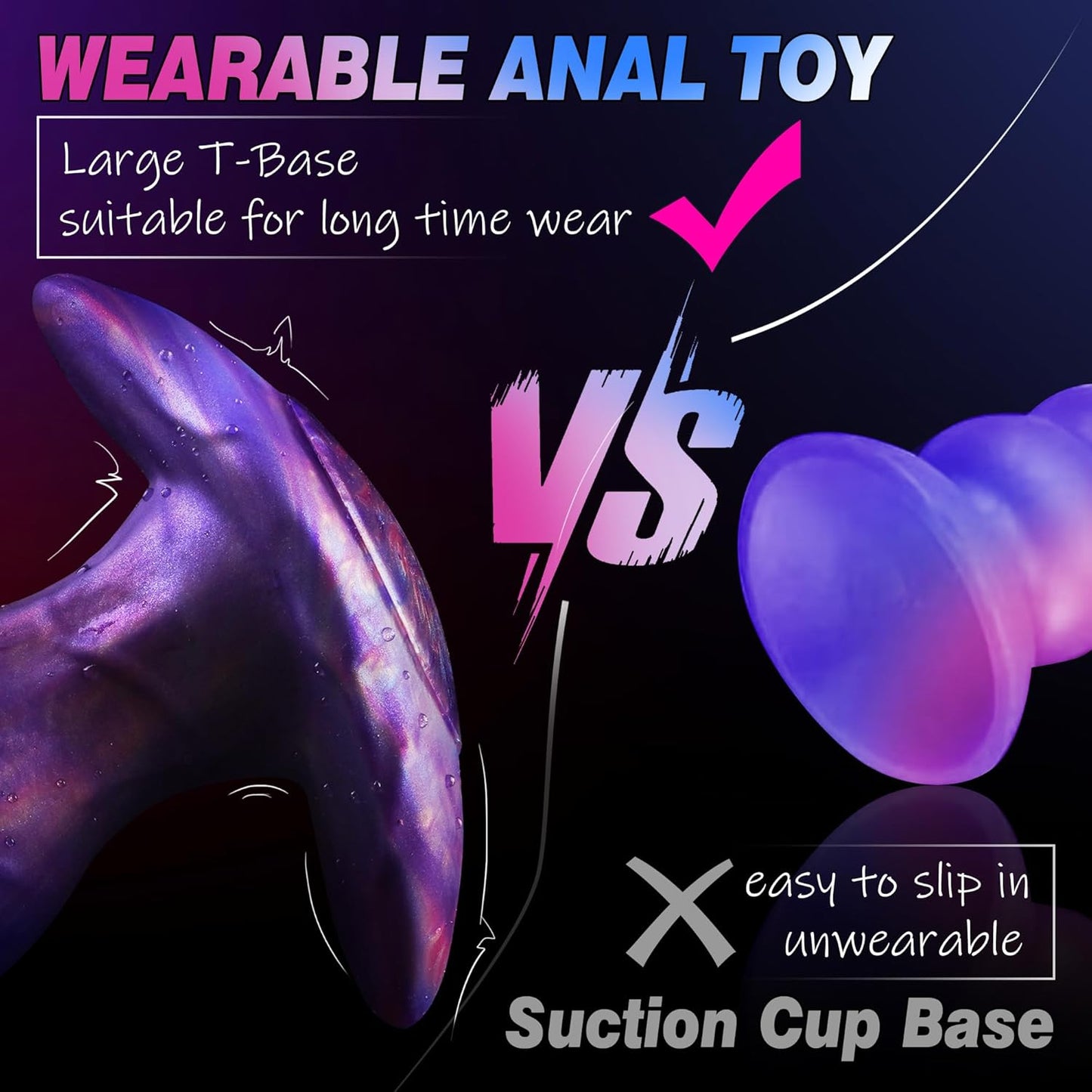 6.89" Large Butt Plug Big Buttplug Anal Toys - image 7