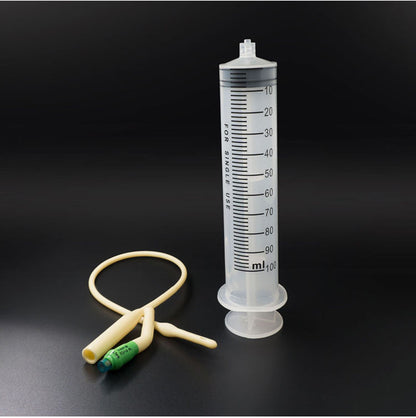 Silicone Urethral Catheter Tube With Syringe - image 2