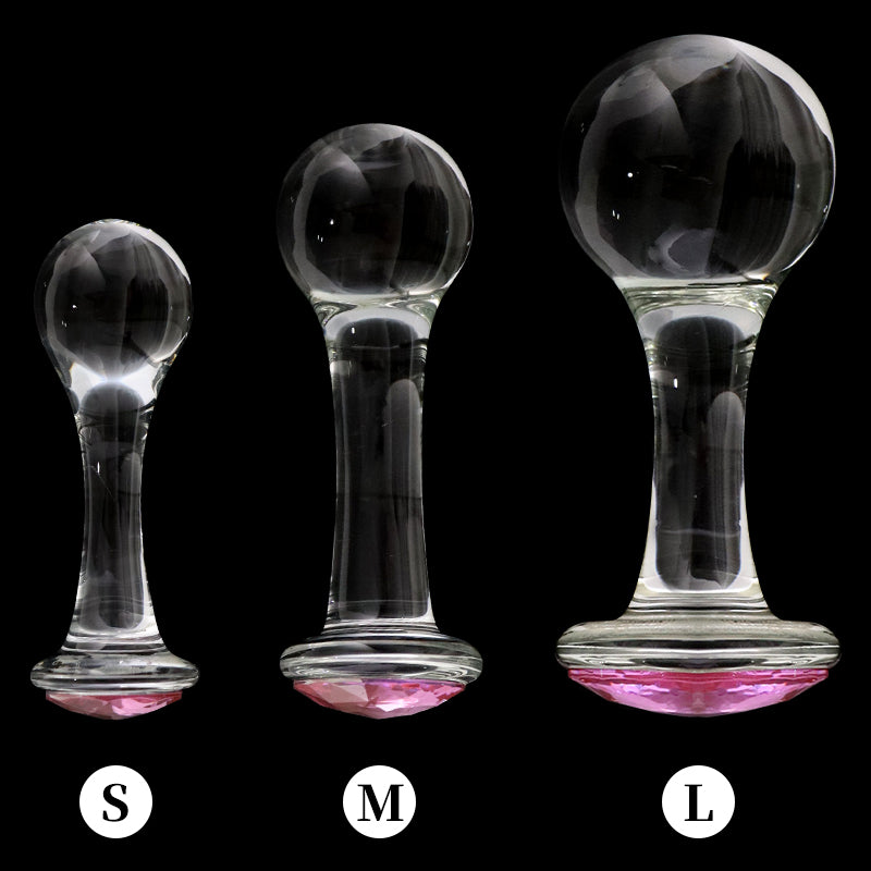 Crystalglow Glass Pleasure Anal Plug - image 14