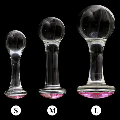 Crystalglow Glass Pleasure Anal Plug - image 14