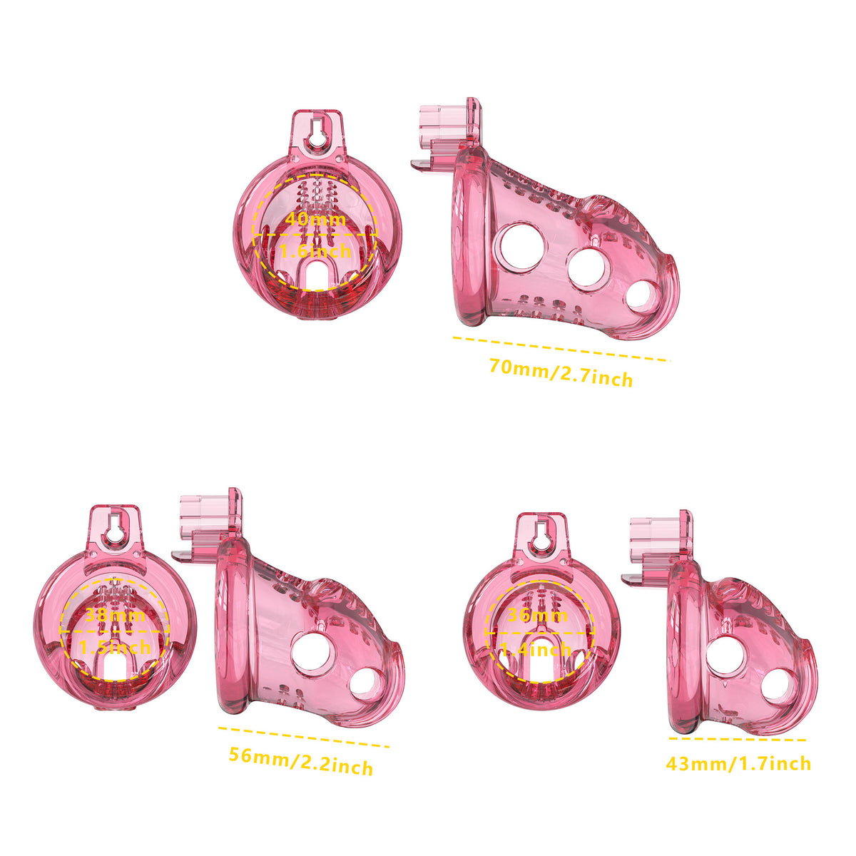 Elastic Male Chastity Cage - image 7