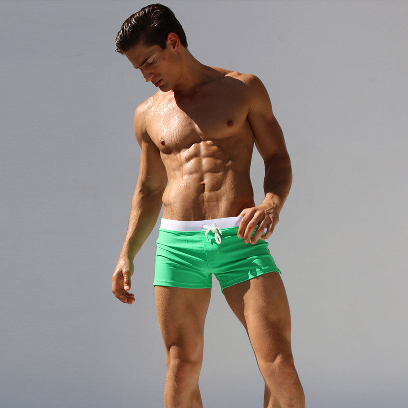Square Cut Swim Trunks Men Underwear - image 2