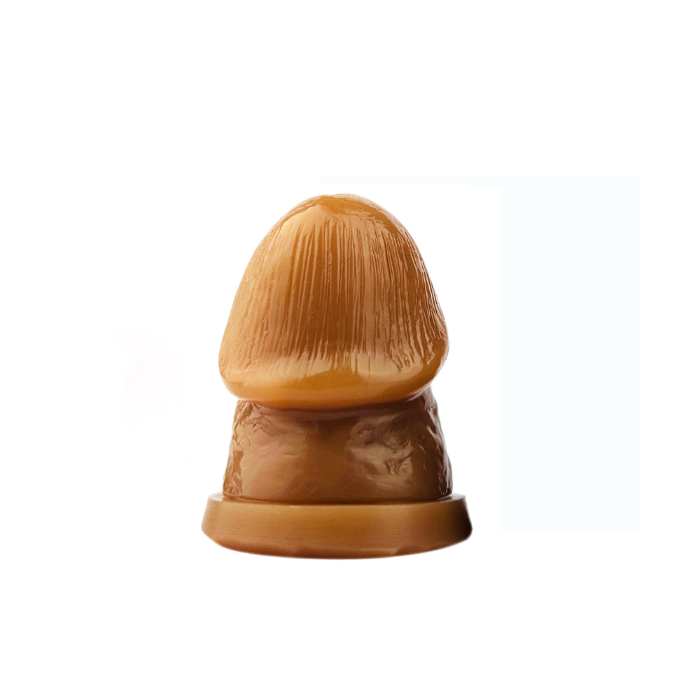 Accessories for Chastity Cage with Detachable Dildo & Urethral Tube - Beige Dildo - M - image 6