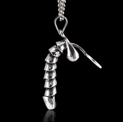 Moving Erectile Dick Necklace Penis Necklace - Silver - image 3