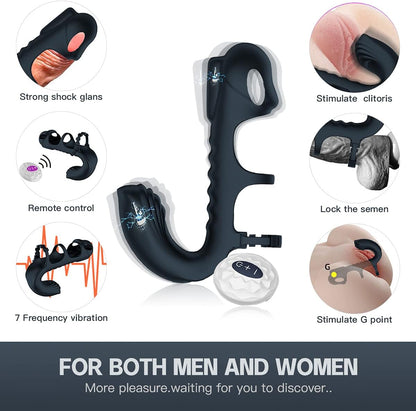 Dual Vibrating Penis Sleeve - image 2