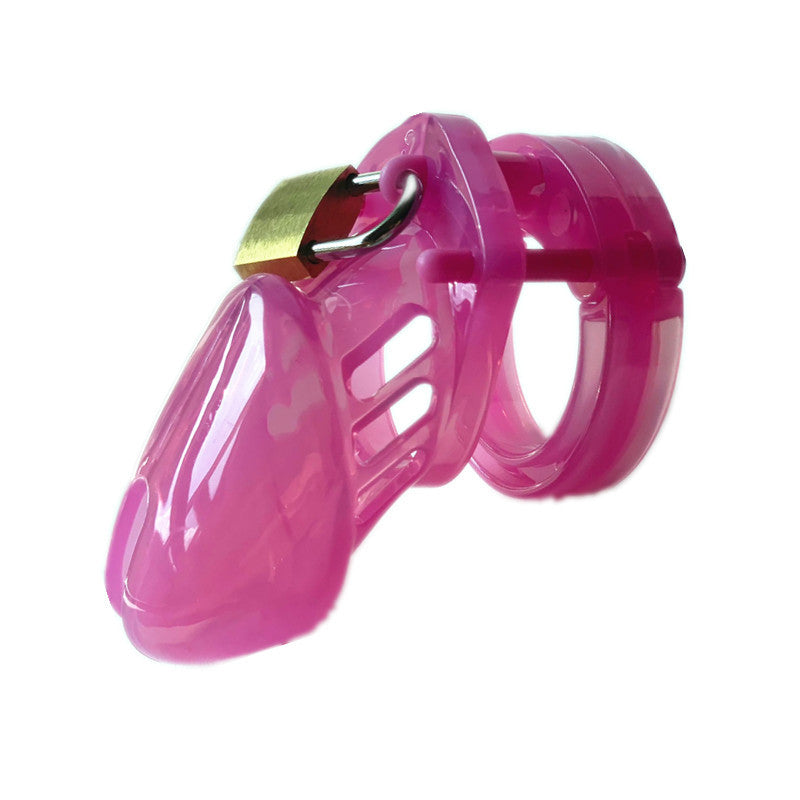 Transparent Chastity Cage - Pink - Small - image 3