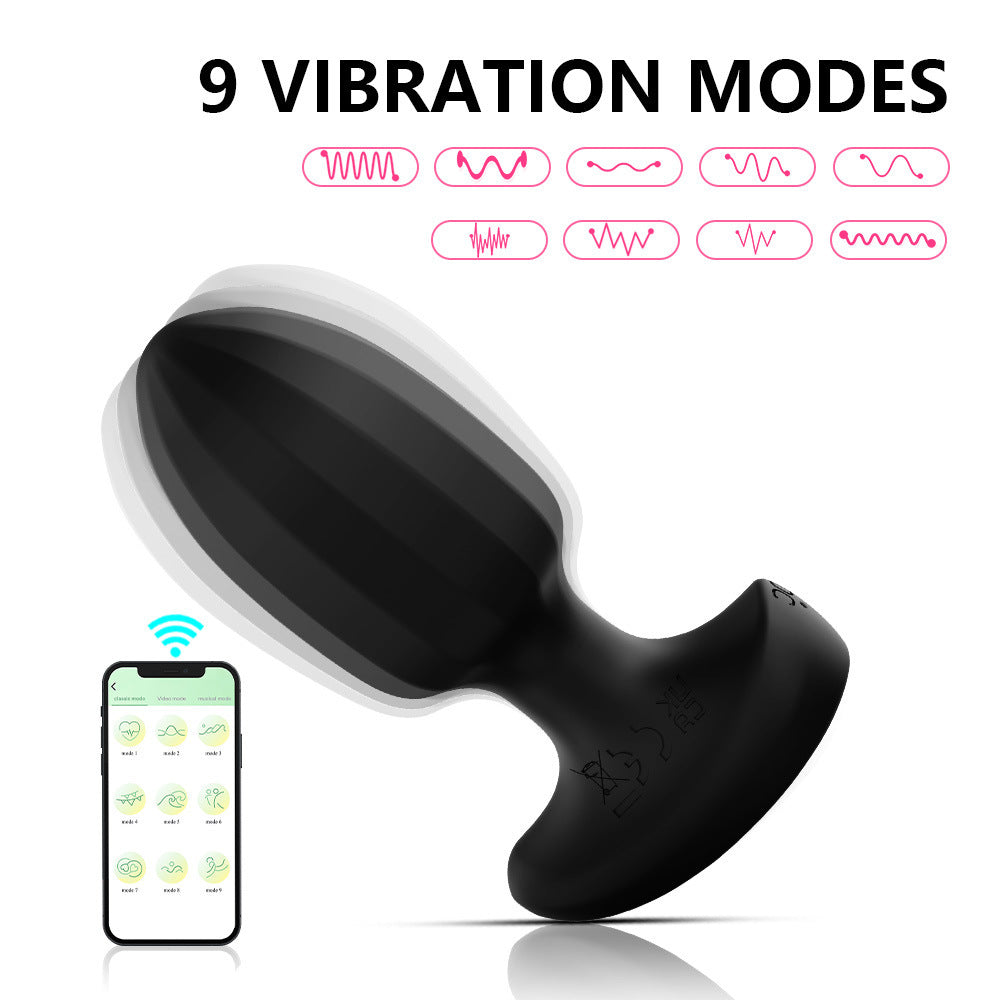 Smart Vibrating Anal Plug - Black - image 2