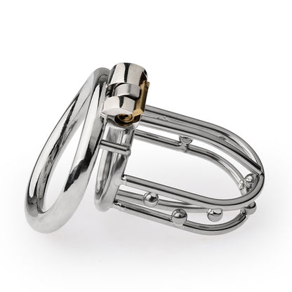 2.36'' Straight Stainless Steel Chastity Cage - image 3