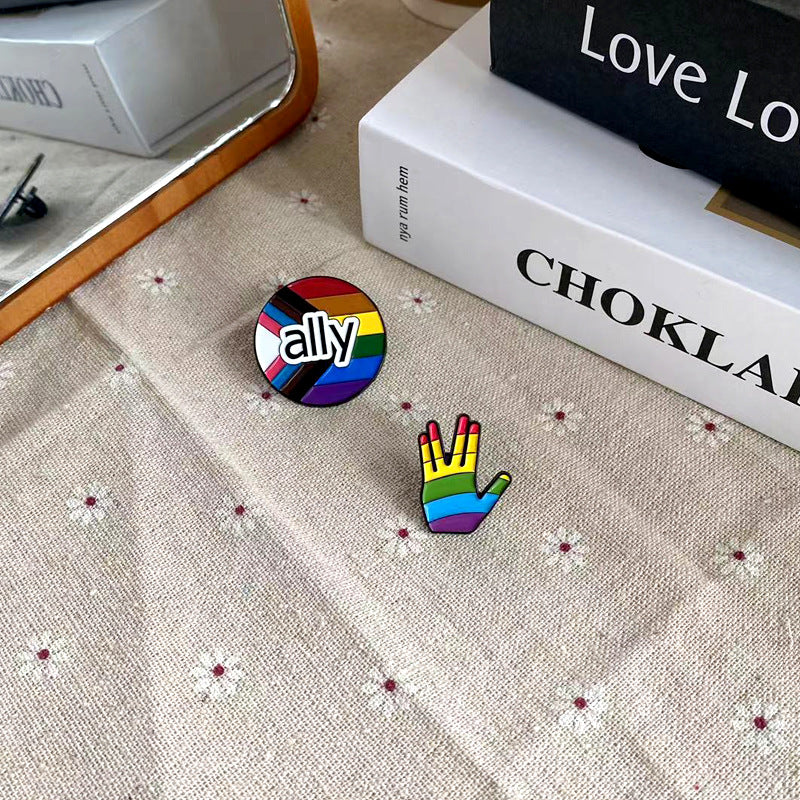 Rainbow Ally Pride Month Buttons - image 4