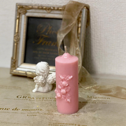Lily Of The Valley Scented Pillar Candle - image 2